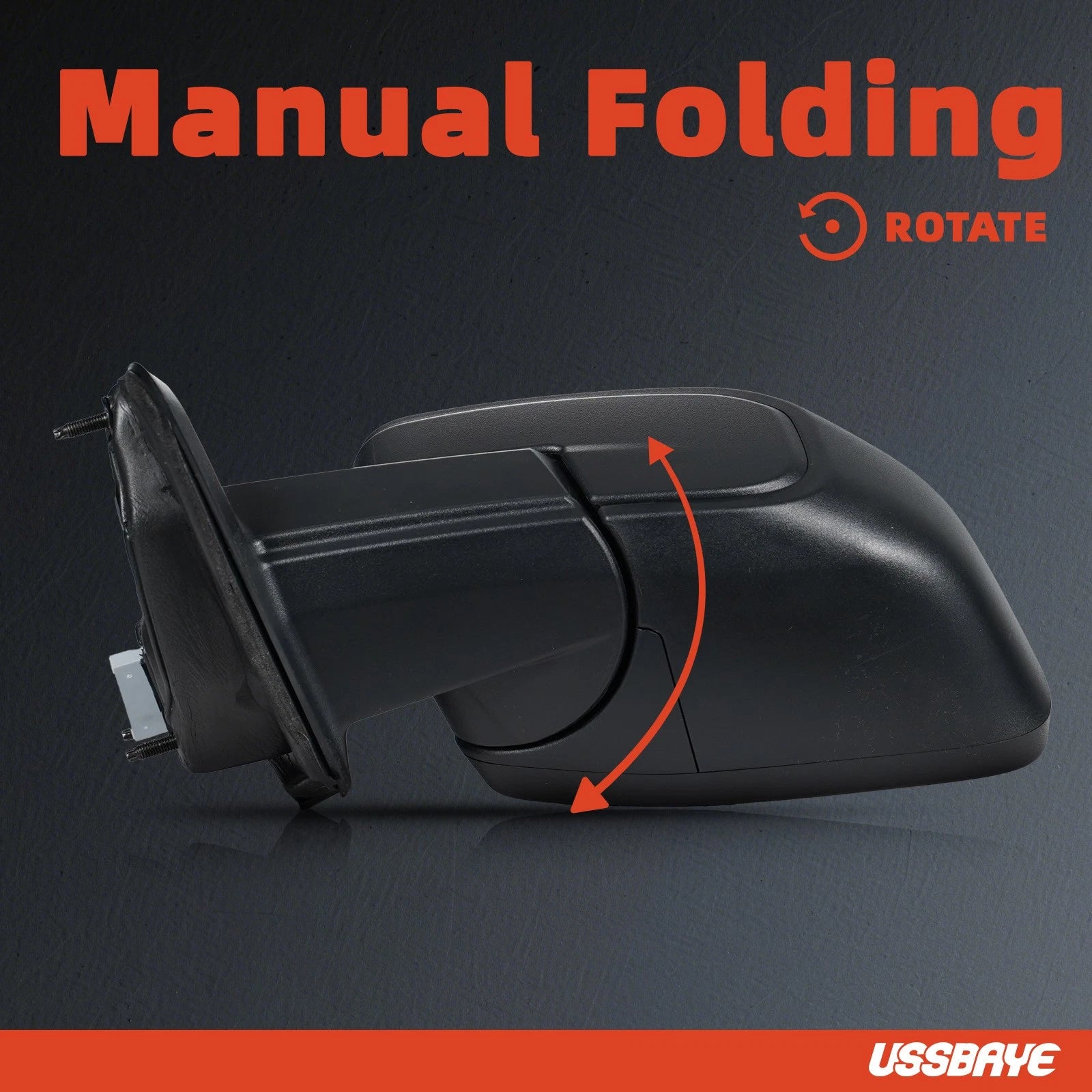 Side Mirror for Ford Maverick (2022–2024) Manual Fold Textured Left 0 Pin