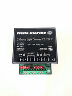 2X Hella Marine H2406 Group Light Dimmer 12/24V for Marine Applications