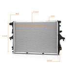2-Row Aluminum Core Cooling Radiator for Audi Q7 (2007–2010) DPI-13013