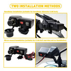 Dual USB Phone Charger Socket for Motorcycle (Waterproof)