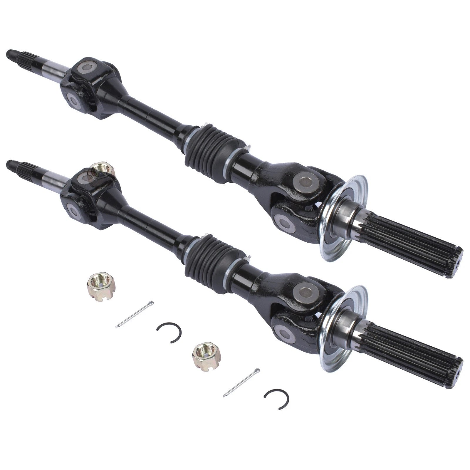 Pair Complete Rear Axle for Kawasaki Mule 2510 3000 3010 4000 4010