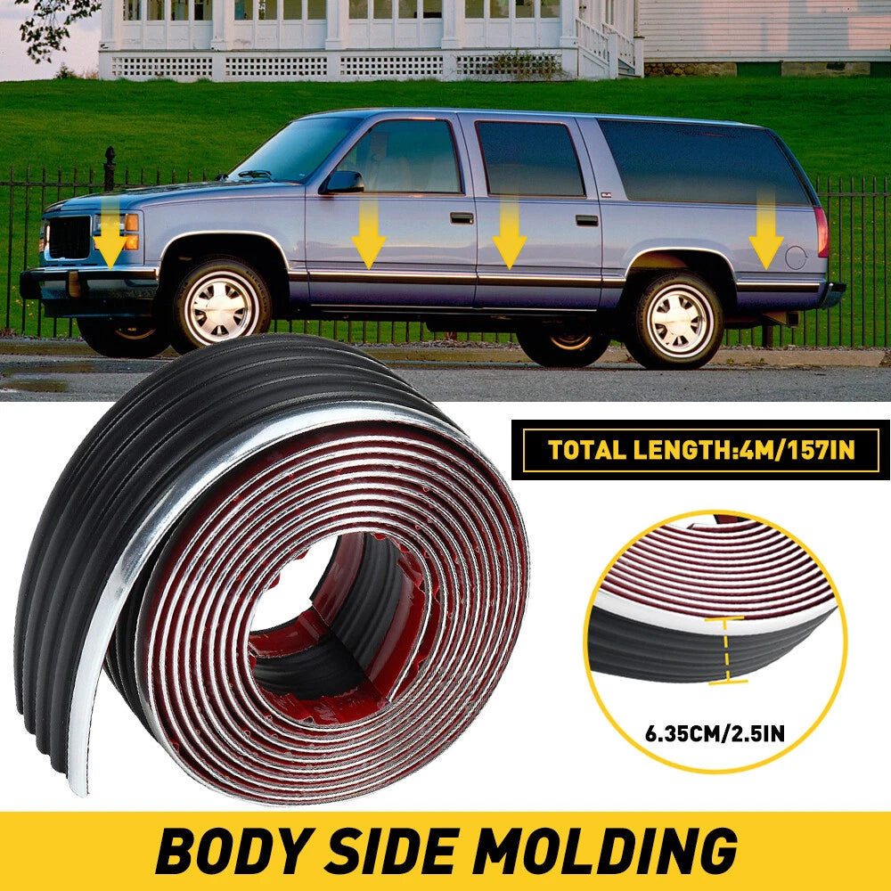 Chrome Body Side Molding for Chevrolet GMC C/K Pickup Truck (1988–1999)