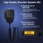 HM118N 8 Pin Speaker Mic for ICOM IC 207H IC 208H (Related Models)