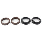 4 x Brown 41X54MM Motor Front Fork Damper Shock Absorber Oil Seal for Car