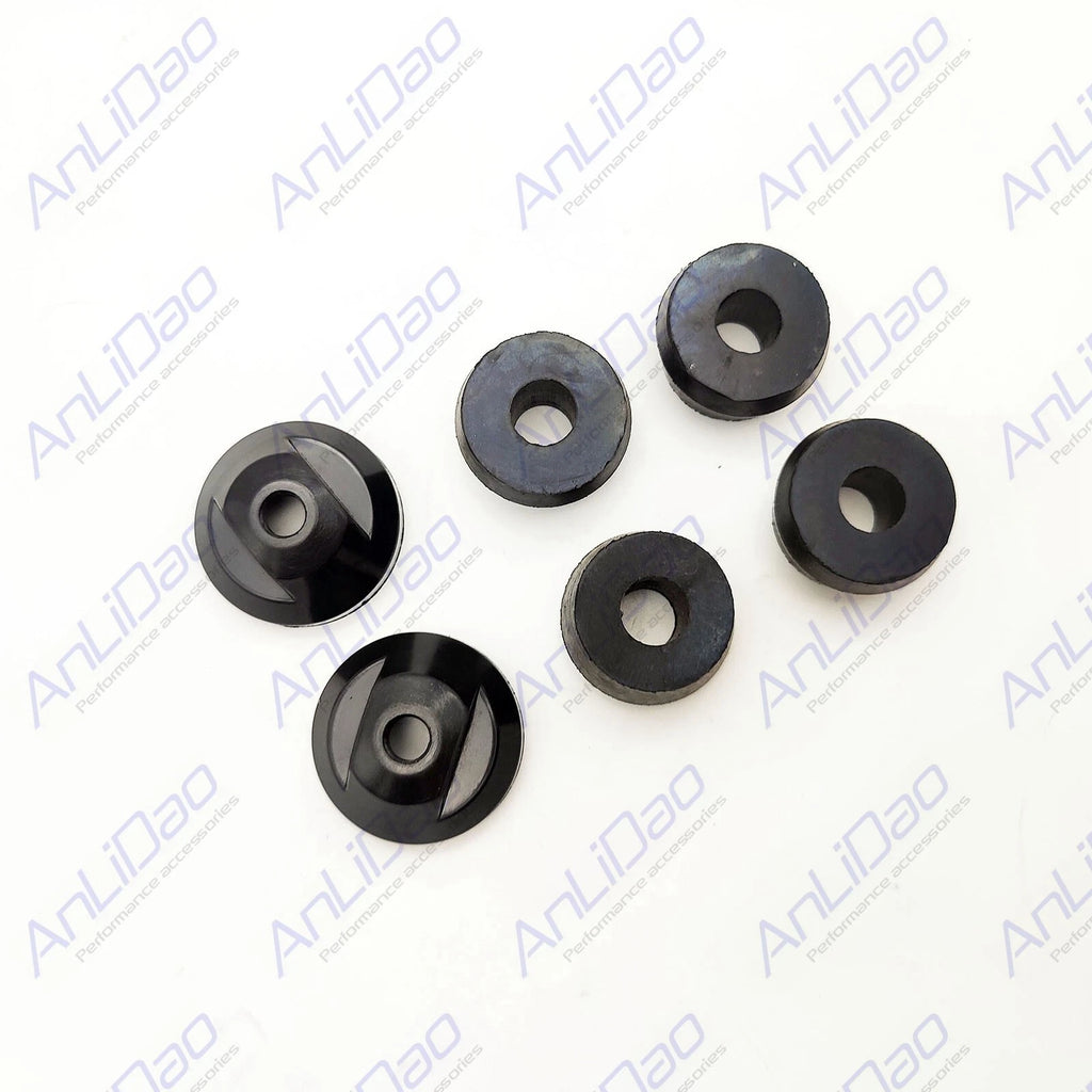 Set of 4 Bushings 23-99291T & 2 End Caps 19-14842 for Mercruiser R/MR/ALPHA