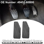 2X Gas Pedal Covers for Suzuki Aerio (2002–2007) Black
