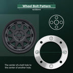 4X 1" Wheel Spacers 4x156 3/8"x24 for Polaris RZR Ranger Kawasaki