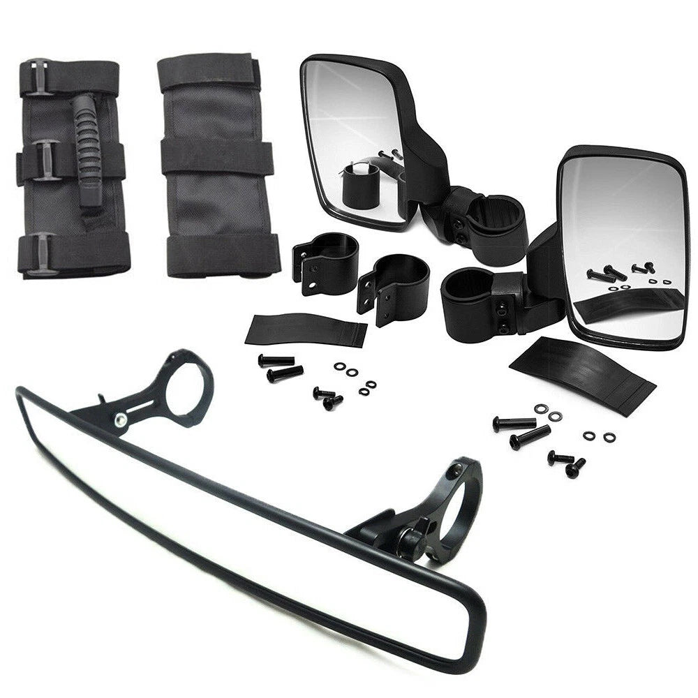 Side Rear View Mirrors for Yamaha Rhino Viking Wolverine YXZ