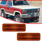 Parking Light Lens Set of 2 for Ford F150 F250 F350 Bronco