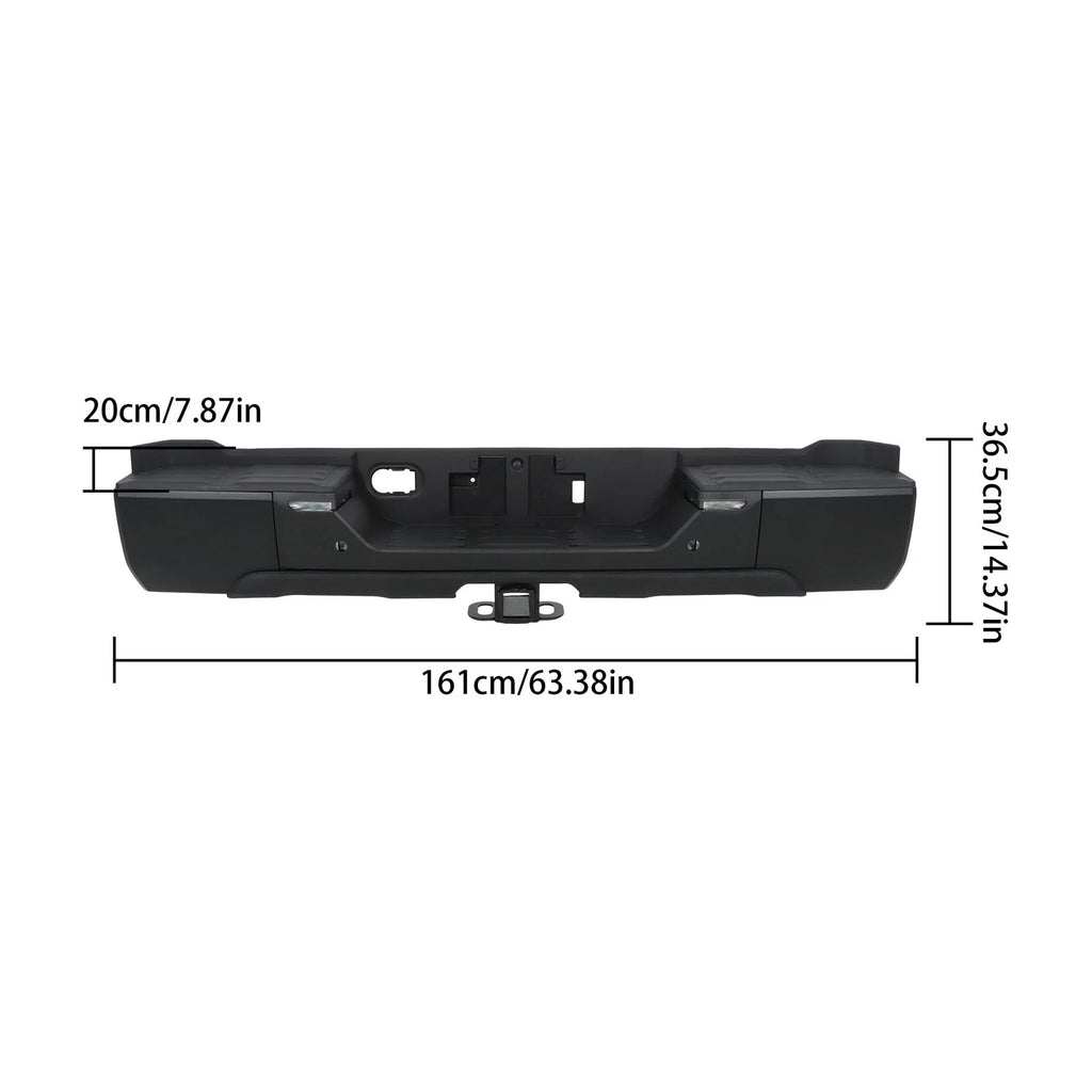 Steel Rear Bumper with Parking Sensors for Toyota Tundra (2022–2024)