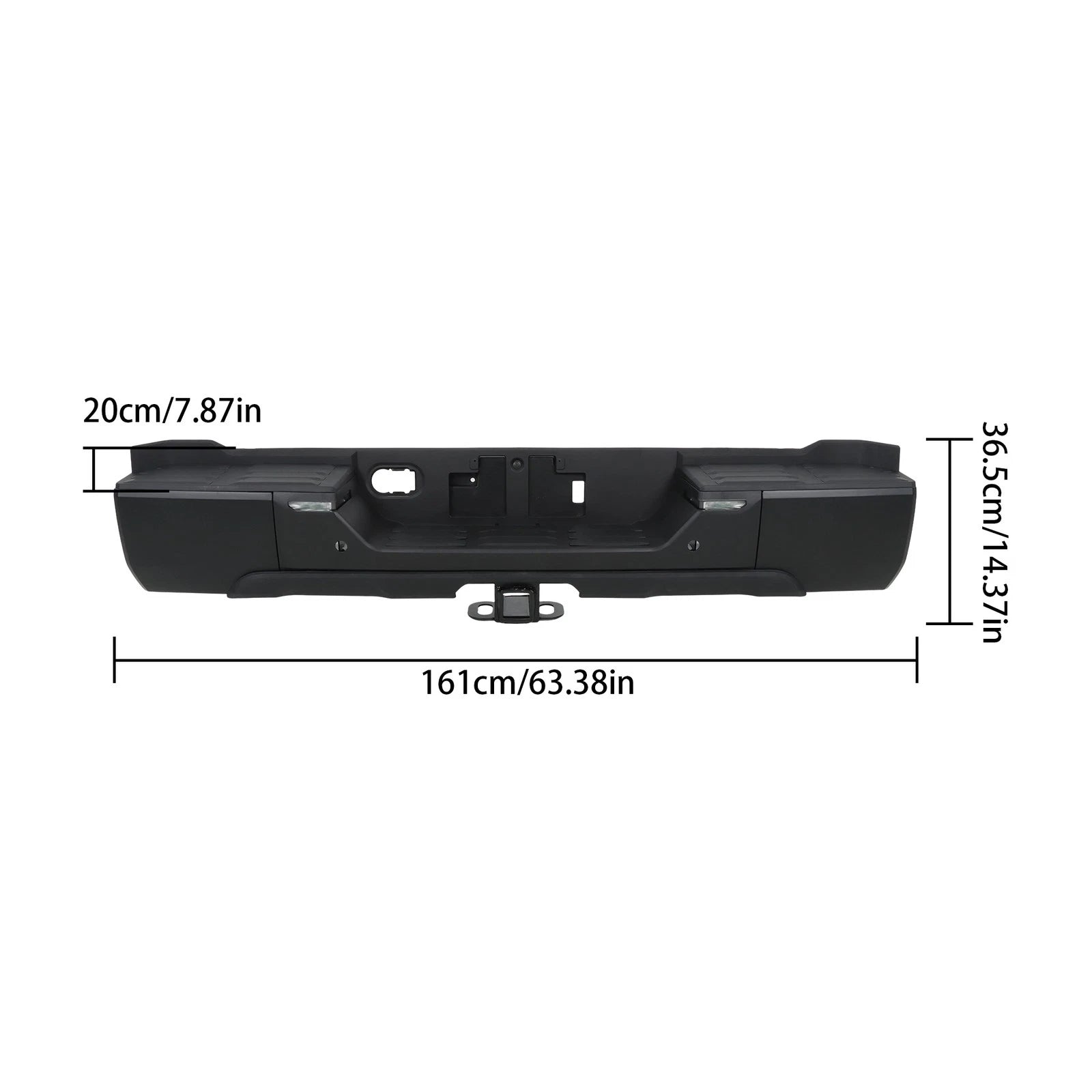 Steel Rear Bumper with Parking Sensors for Toyota Tundra (2022–2024)