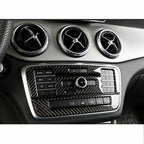 Real Carbon Fiber Console Multimedia Control Frame for Mercedes GLA CLA (2013-2021)