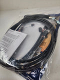 Magnum Black Pearl Front Mid Brake Line for Harley (1741-4062)