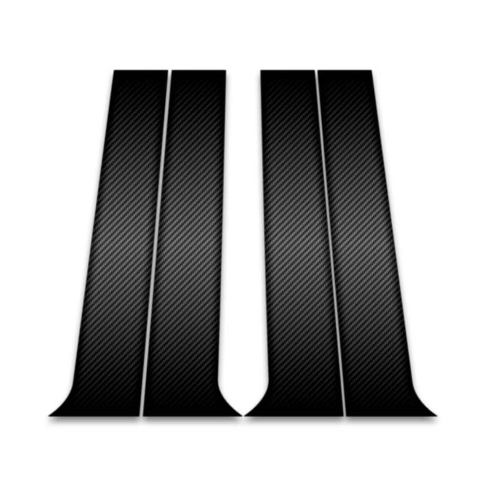 4pc Carbon Fiber Pillar Post Covers for 2022-2023 Jeep Wagoneer