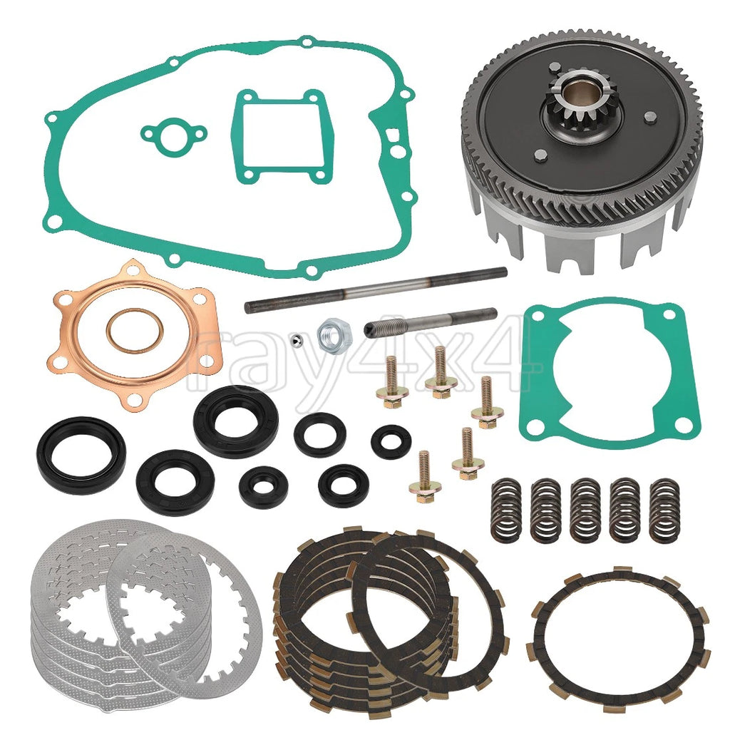 Clutch Basket Kit for Yamaha Blaster 200 (2000–2006) - Friction Plates & Gasket Springs