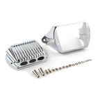Chrome Front Voltage Regulator Cover Accent for Harley Bagger (1997–2011)