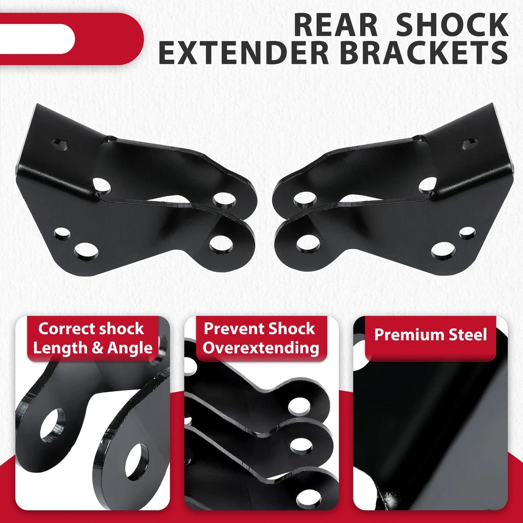 Rear Drop Shock Extender Kit for Chevy GMC C1500 2WD (1988-1998)