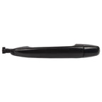Set of 2 Exterior Door Handles for Toyota Sienna (2004–2010) Black Plastic