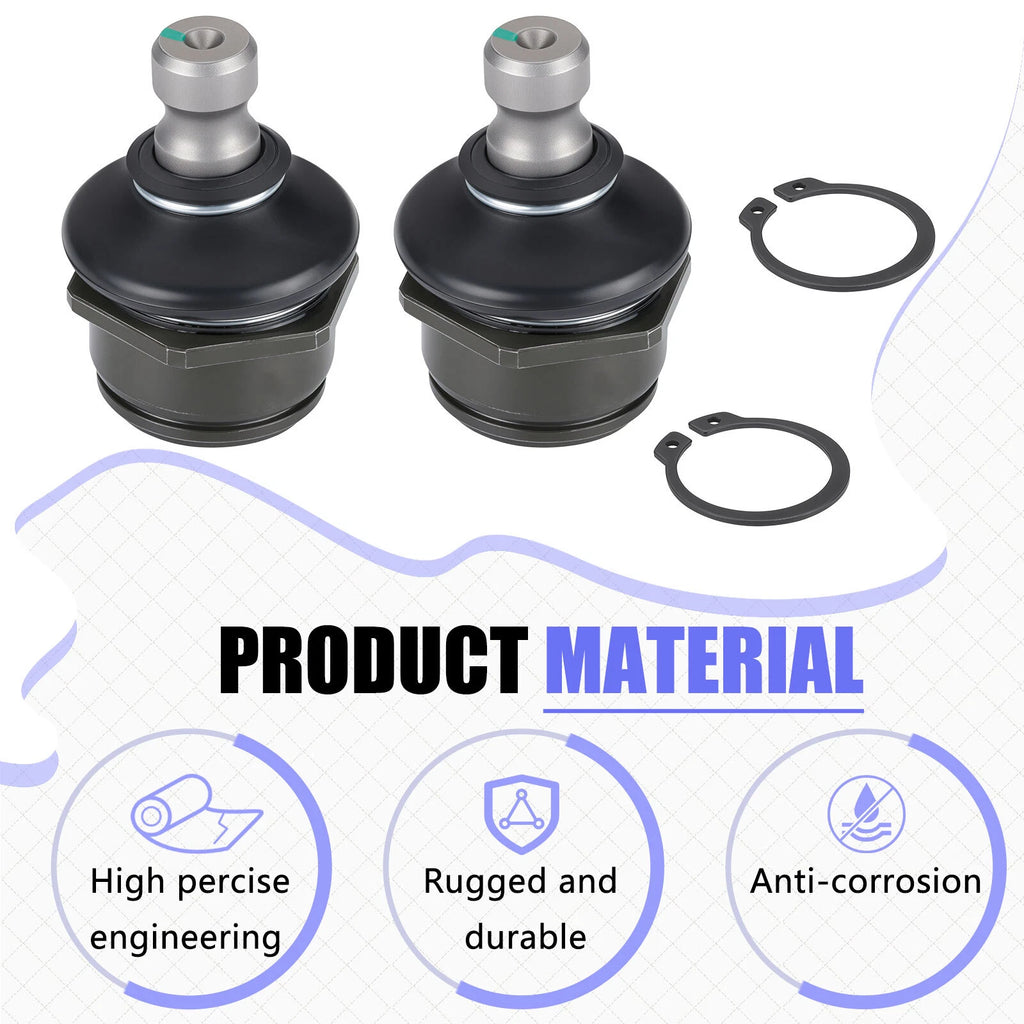 Set of 2 Front Lower A Arm Ball Joints for Kawasaki KVF300 KVF400 (1999–2006)