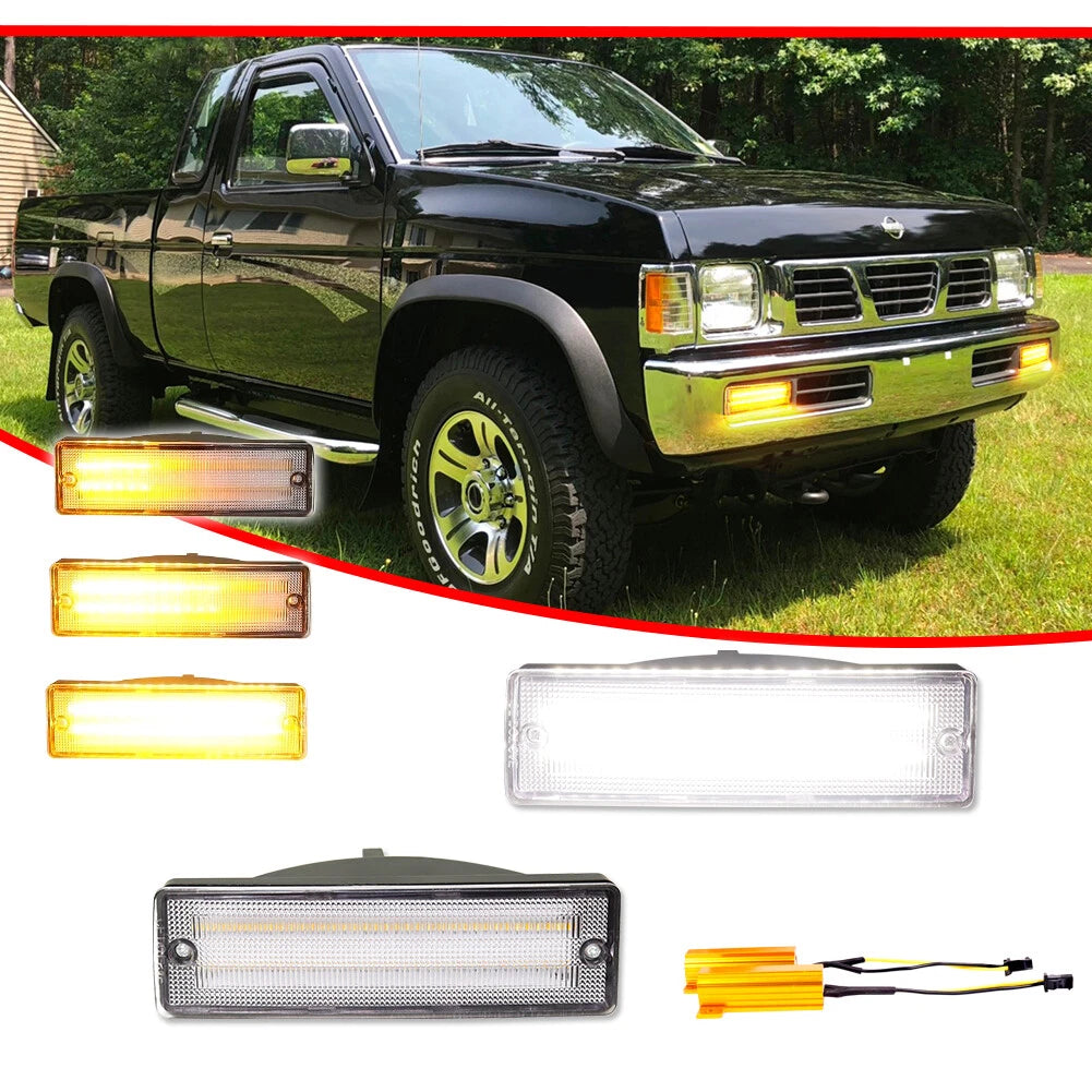 Clear Switchback LED Signal Light for Nissan D21 Pathfinder (1988–1995)