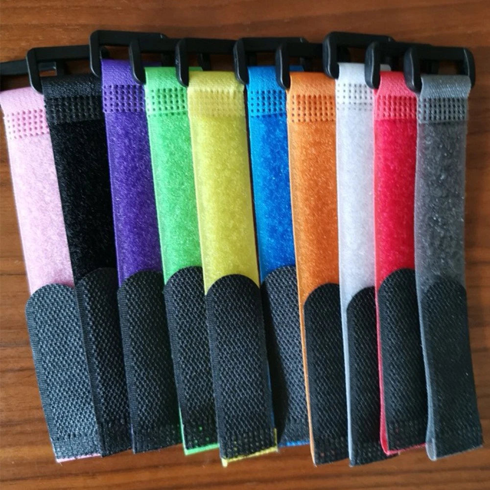 Fishing Rod Fastener Strap Set of 2 (20 cm) Loop and Hook Tape