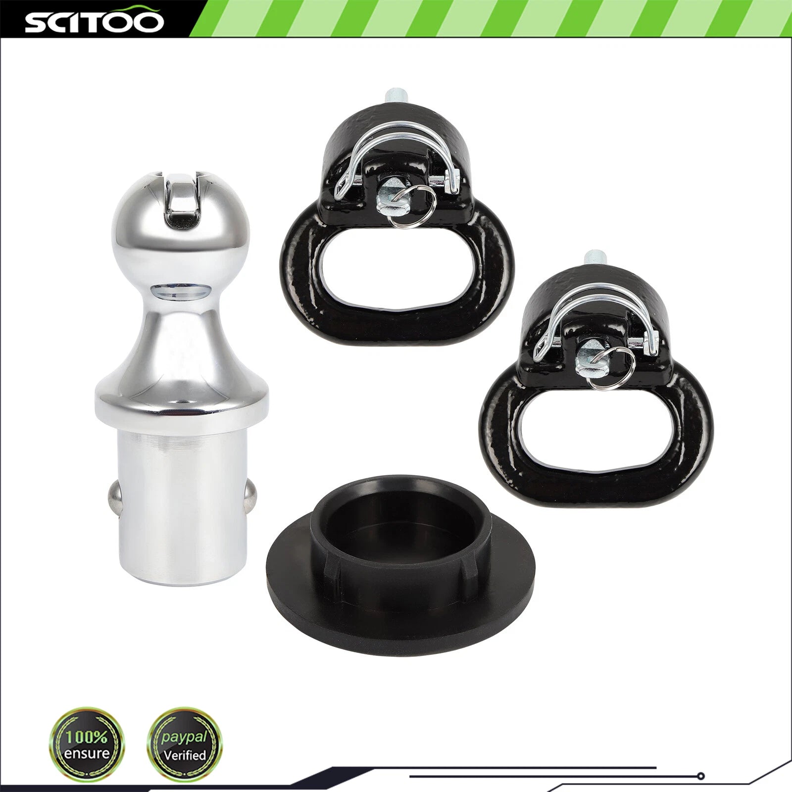 Puck System Gooseneck Hitch Ball Kit for Dodge Ram 2500 3500 (2013–2023)