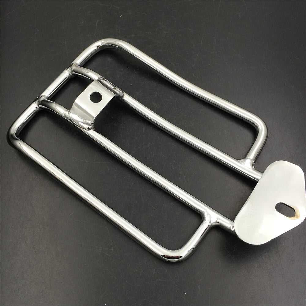 Chrome Solo Seat Luggage Rack for Harley Sportster XL 883 1200 (2004–2015)