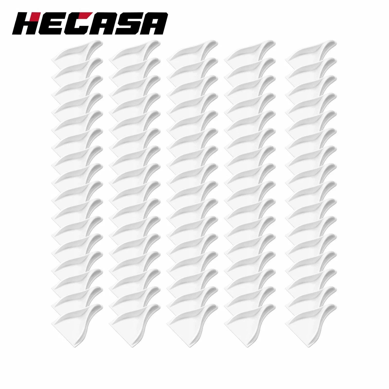 80 Pcs Fairing Fins for Semi Truck Trailer