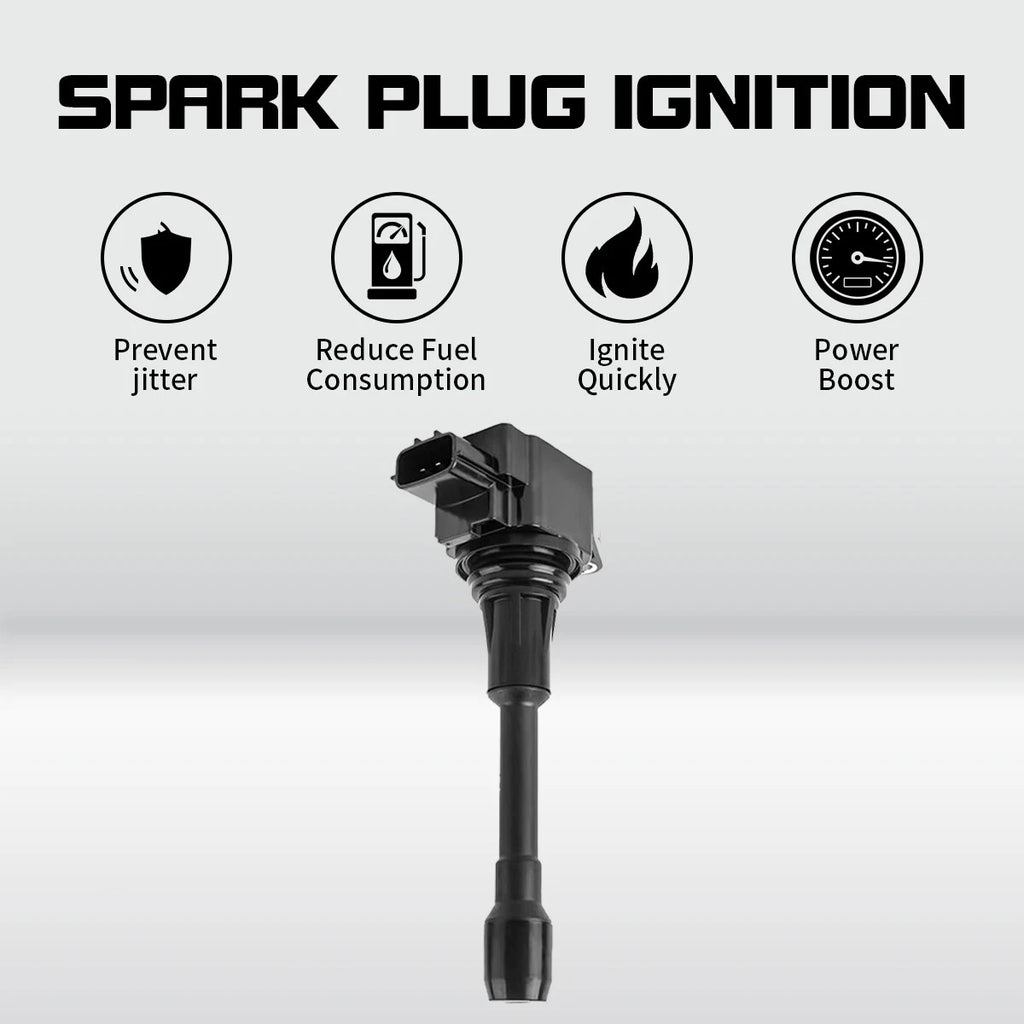 OEM Ignition Coil 22448-JA00C UF549 for Nissan Altima Rogue Sentra Versa Cube (–)