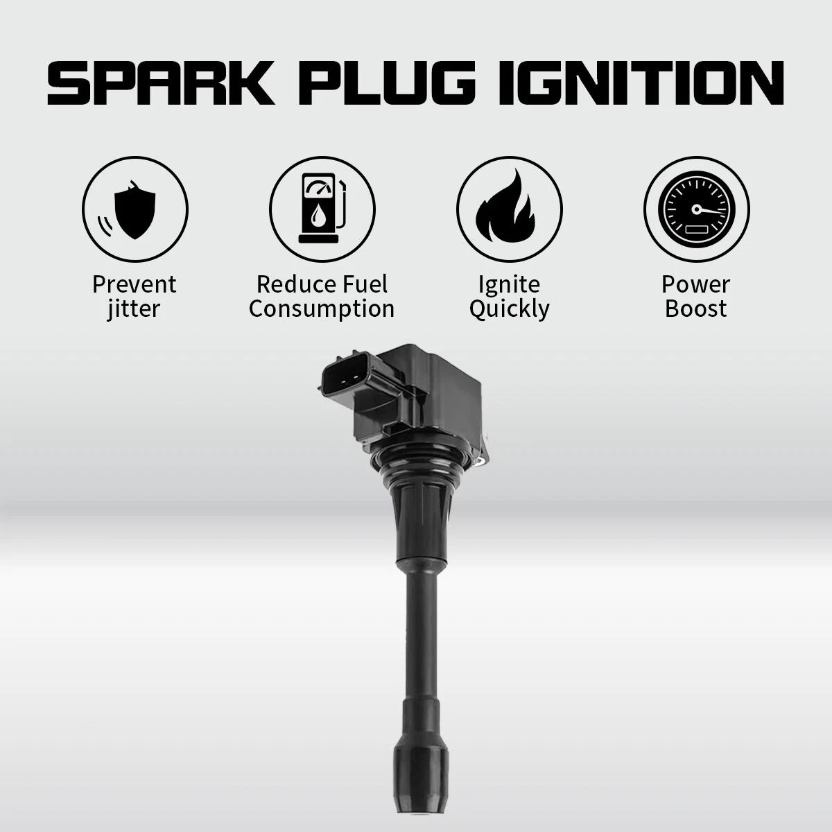 OEM Ignition Coil 22448-JA00C UF549 for Nissan Altima Rogue Sentra Versa Cube (–)