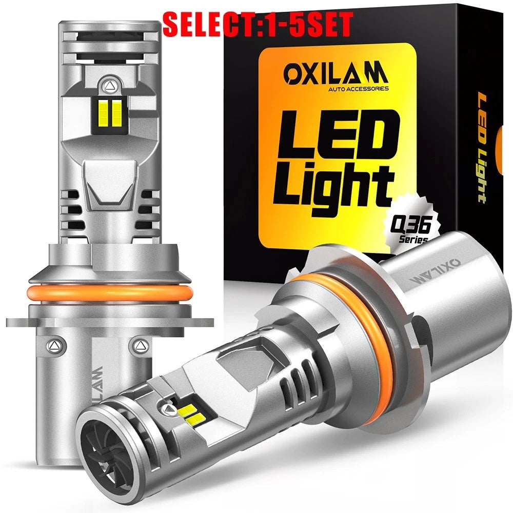 2X OXILAM 9004 HB1 LED Headlight Bulbs for Hi/Lo Beam (2010–2023)
