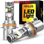 2X OXILAM 9004 HB1 LED Headlight Bulbs for Hi/Lo Beam (2010–2023)