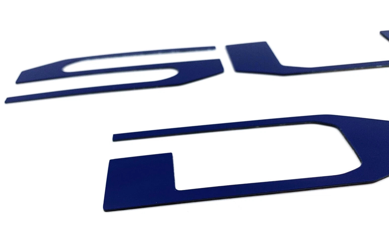 Tailgate Insert Letters Blue Premium for 2020-2022 Ford Super Duty