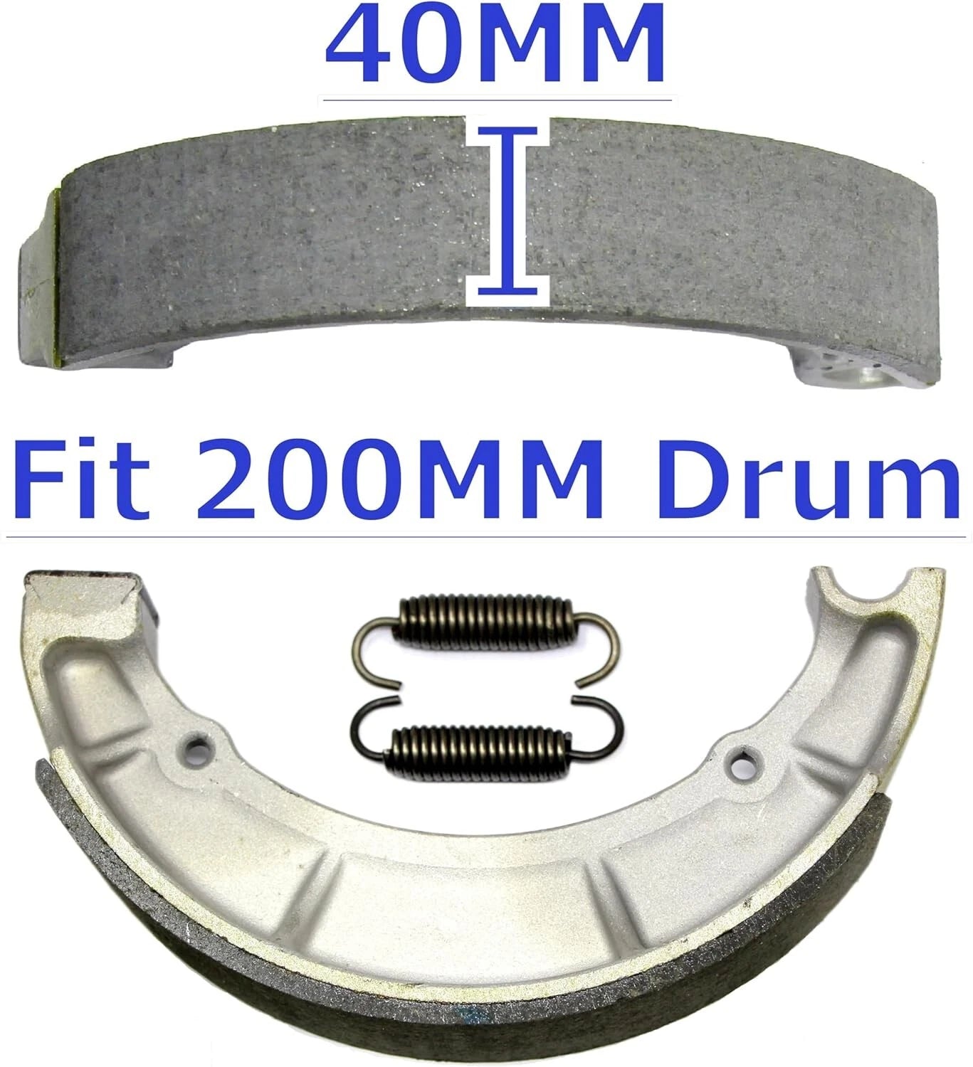 Front Brake Pads & Rear Shoes for Yamaha XVS650AT Silverado (2003–2010)