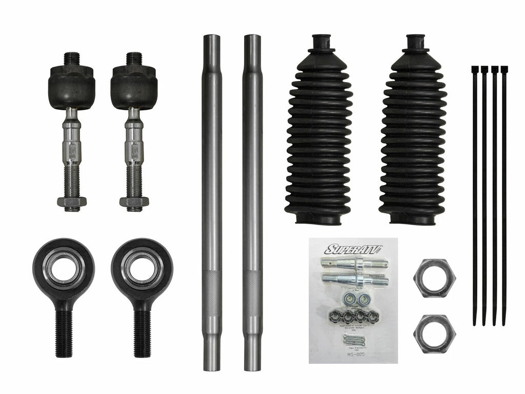 SuperATV Heavy Duty Tie Rod Kit for Honda Pioneer 1000 / 1000-5 (2016–2023)