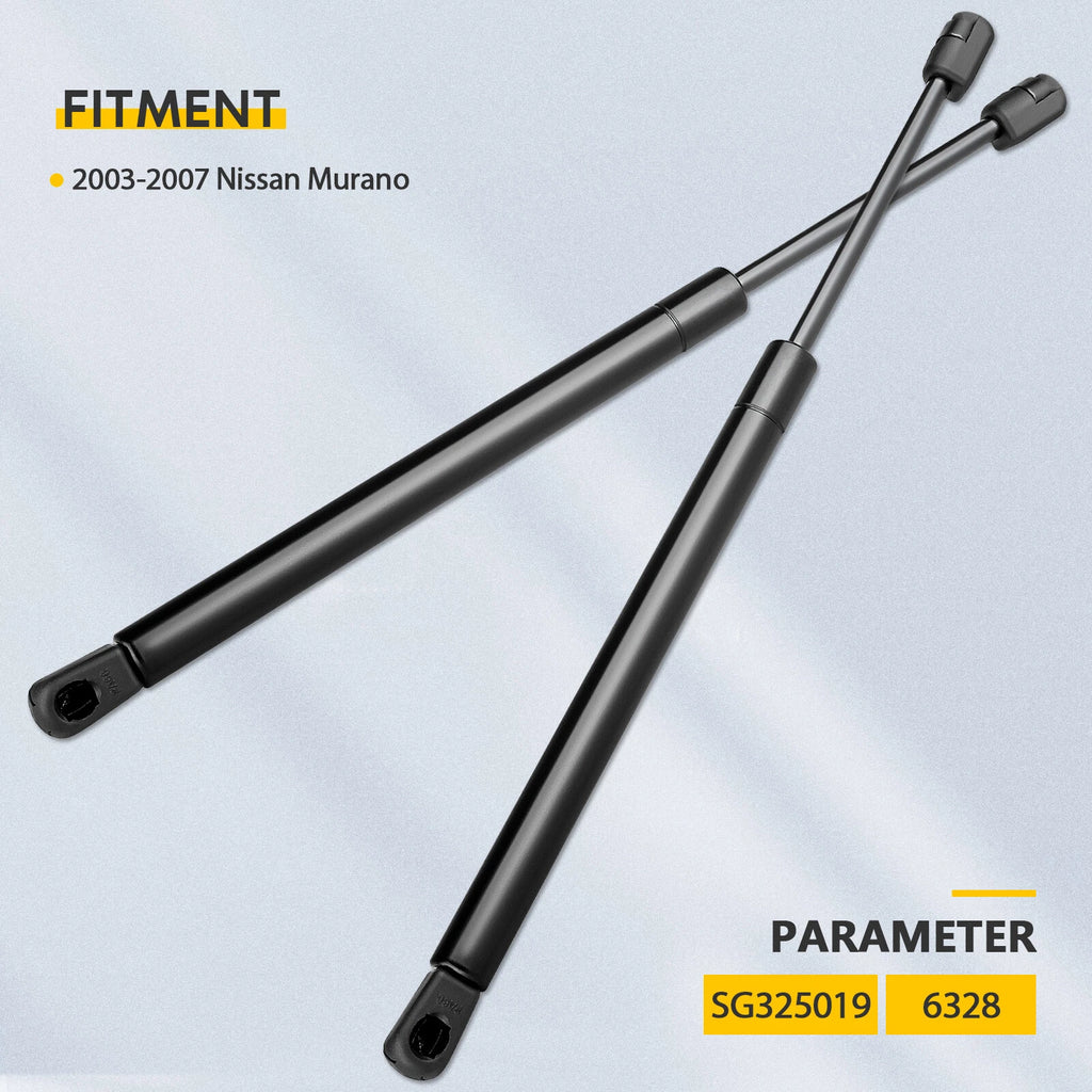 2X Front Hood Lift Supports for Nissan Murano (2003–2007)