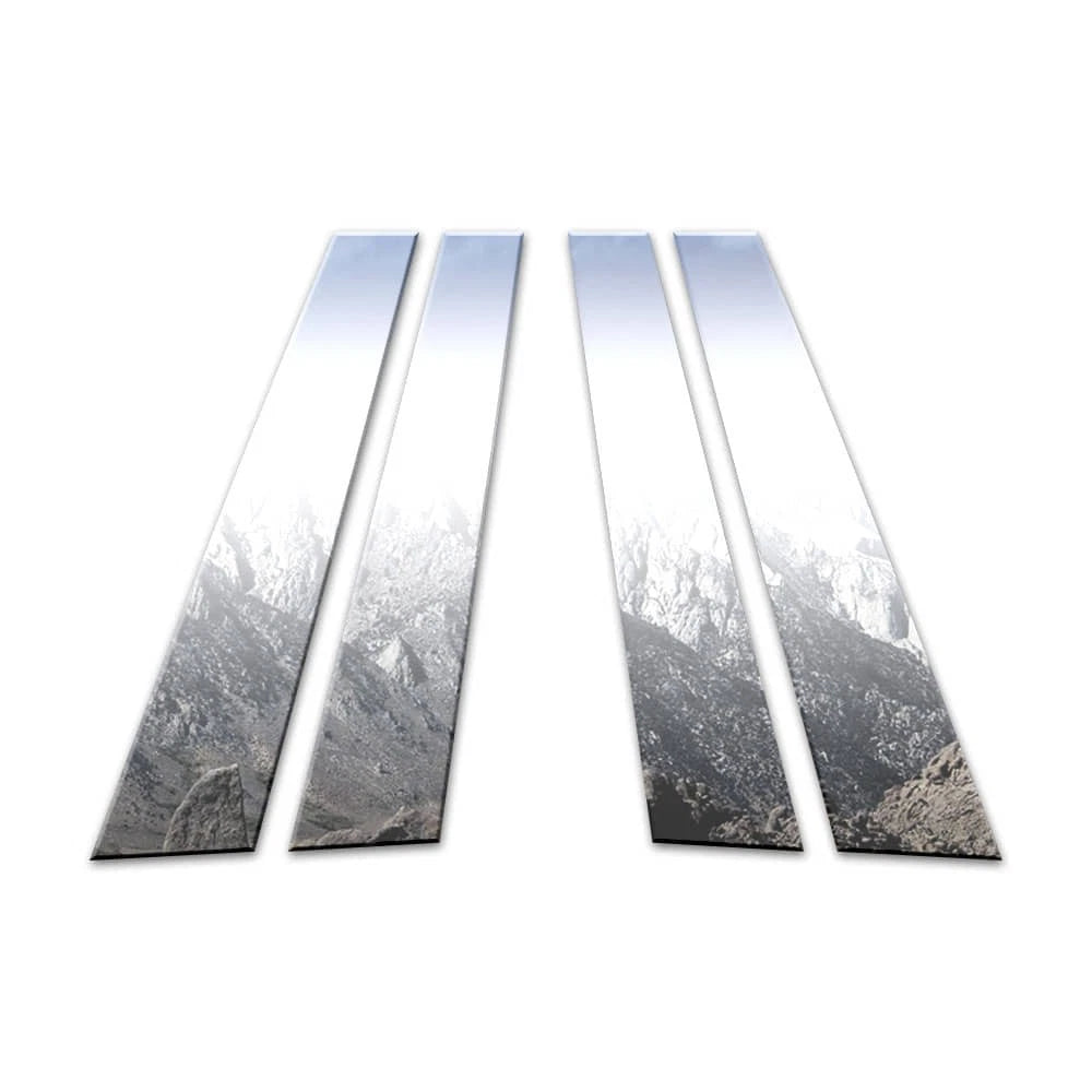 Chrome Pillar Post Covers 4Pc Replacement for Jaguar XF (2008–2015)