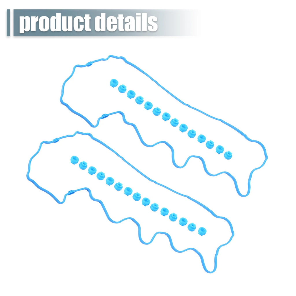 Set of 1 Valve Cover Gasket for Ford Mustang (2007–2010) VS50687R Rubber Blue