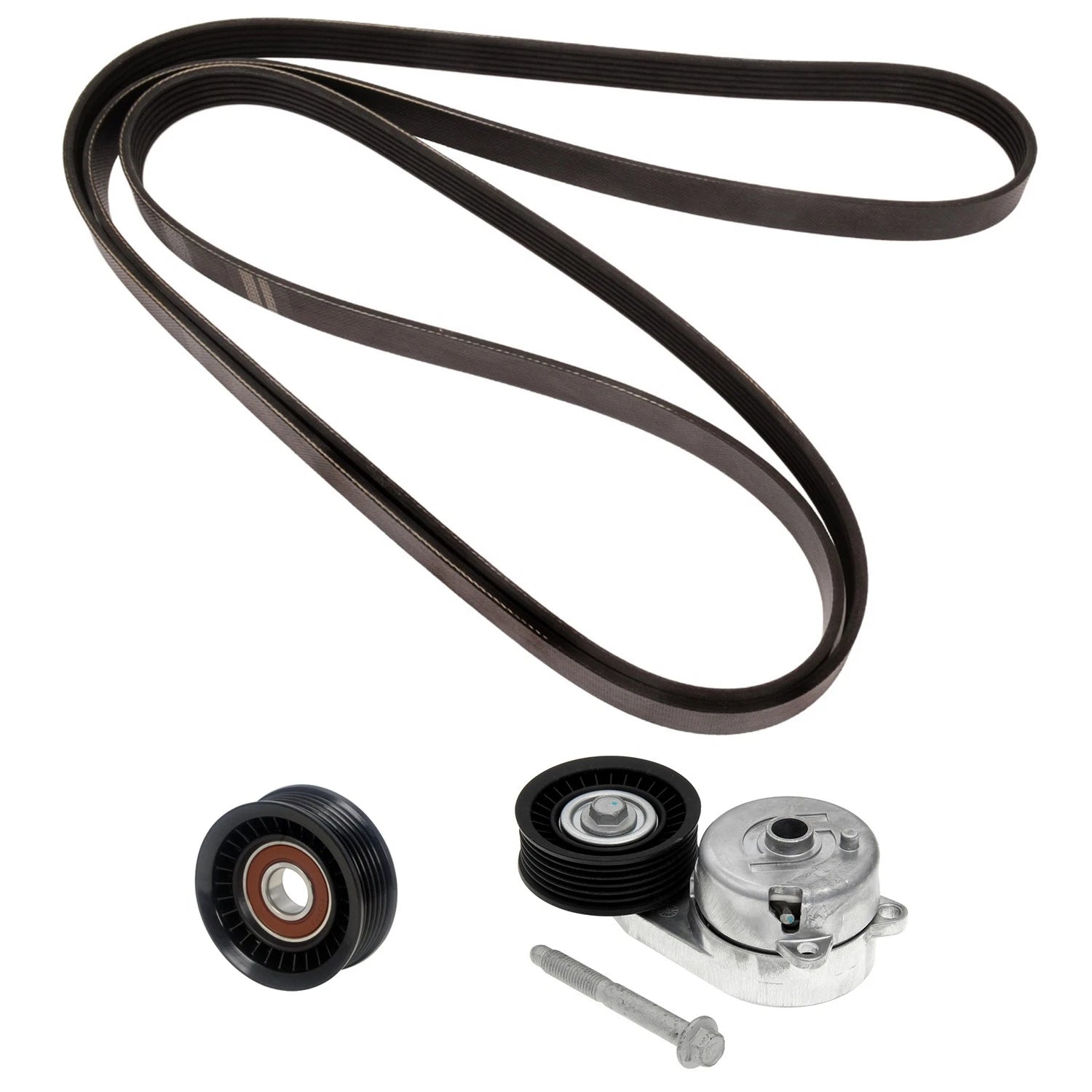 Drive Belt Idler Pulley Tensioner Kit for Chevrolet S10 4.3 V6 (2000)
