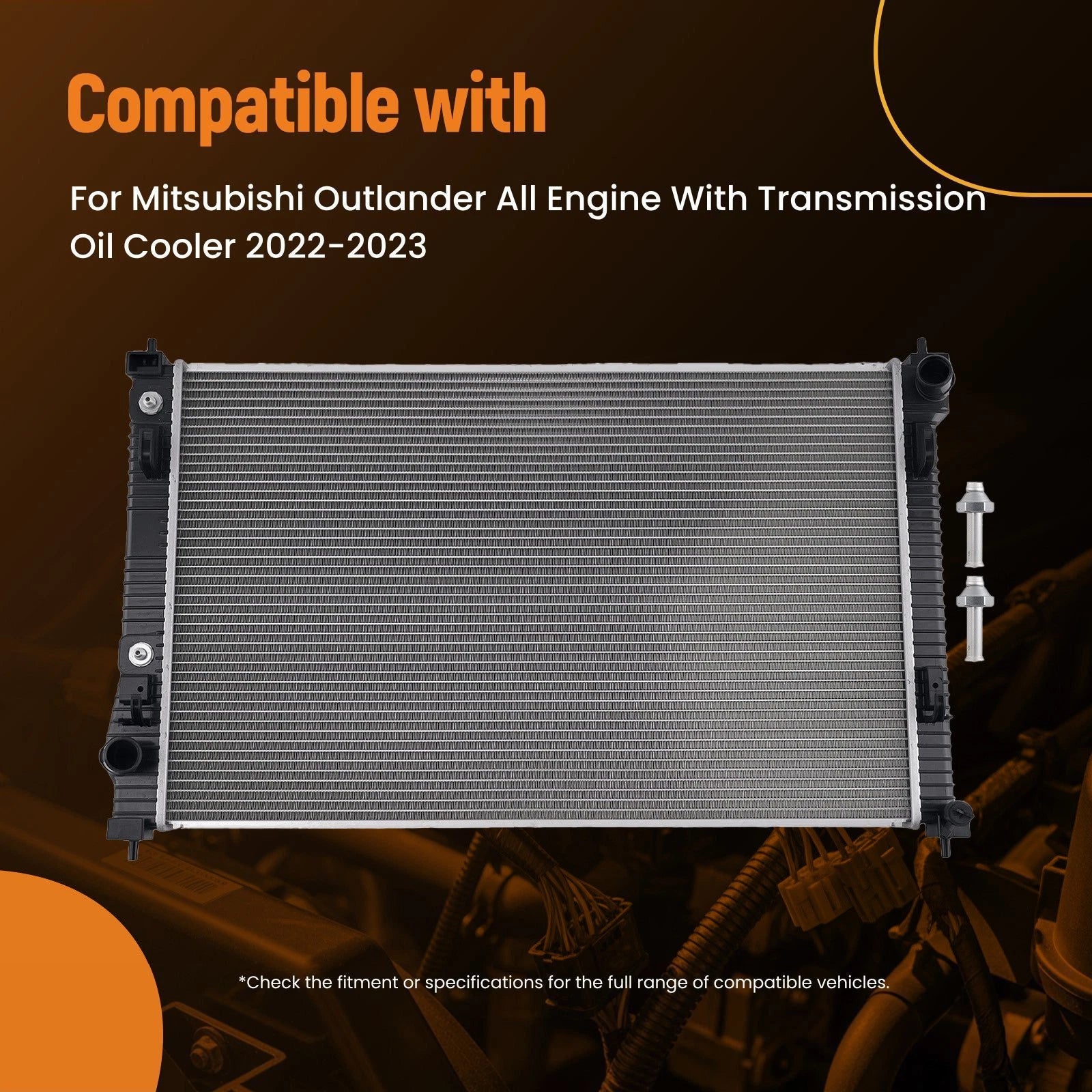 Radiator for Mitsubishi Outlander (2022–2023) AT Trans Cool 1350B182