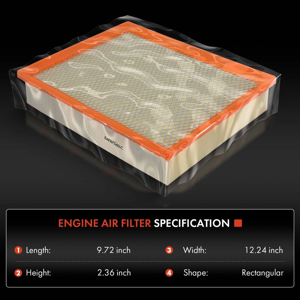 Air Filter Box with Filter for Chevy Silverado 1500 GMC Sierra 1500