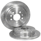 2x Rear Slotted Drilled Rotors & Pads for Fairlane NF NL LTD DF DL (1994-1997)
