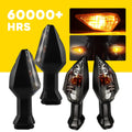 4X Amber Turn Signal Lamps for Kawasaki Ninja 400 (2018–2023) Ninja 650 (2012–2022)