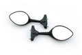 Universal Moto Mirrors for Honda Kawasaki Suzuki Yamaha Ducati (All Years) - Black