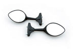 Universal Moto Mirrors for Honda Kawasaki Suzuki Yamaha Ducati (All Years) - Black