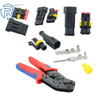 Set of 352 Waterproof 12V Electrical Terminal Wire Connectors for Various Models