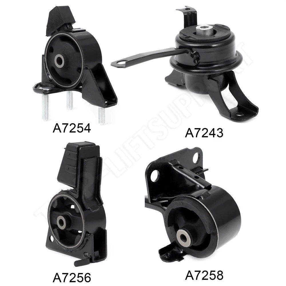 Set of 4 Engine Motor Mounts for Toyota Corolla (1999–2001)