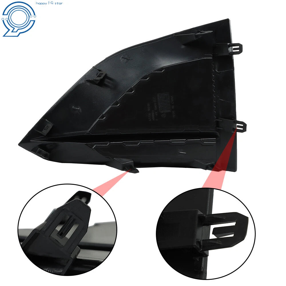 Right Side Fog Light Cover for Nissan Altima (2023) Black Trim