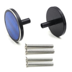 Universal Blue Motorcycle Front Fender Reflector Frame Slider Screw Bolt