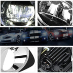 Clear Lens Front Bumper LED Fog Lights for Corolla (2011–2013) - Pair